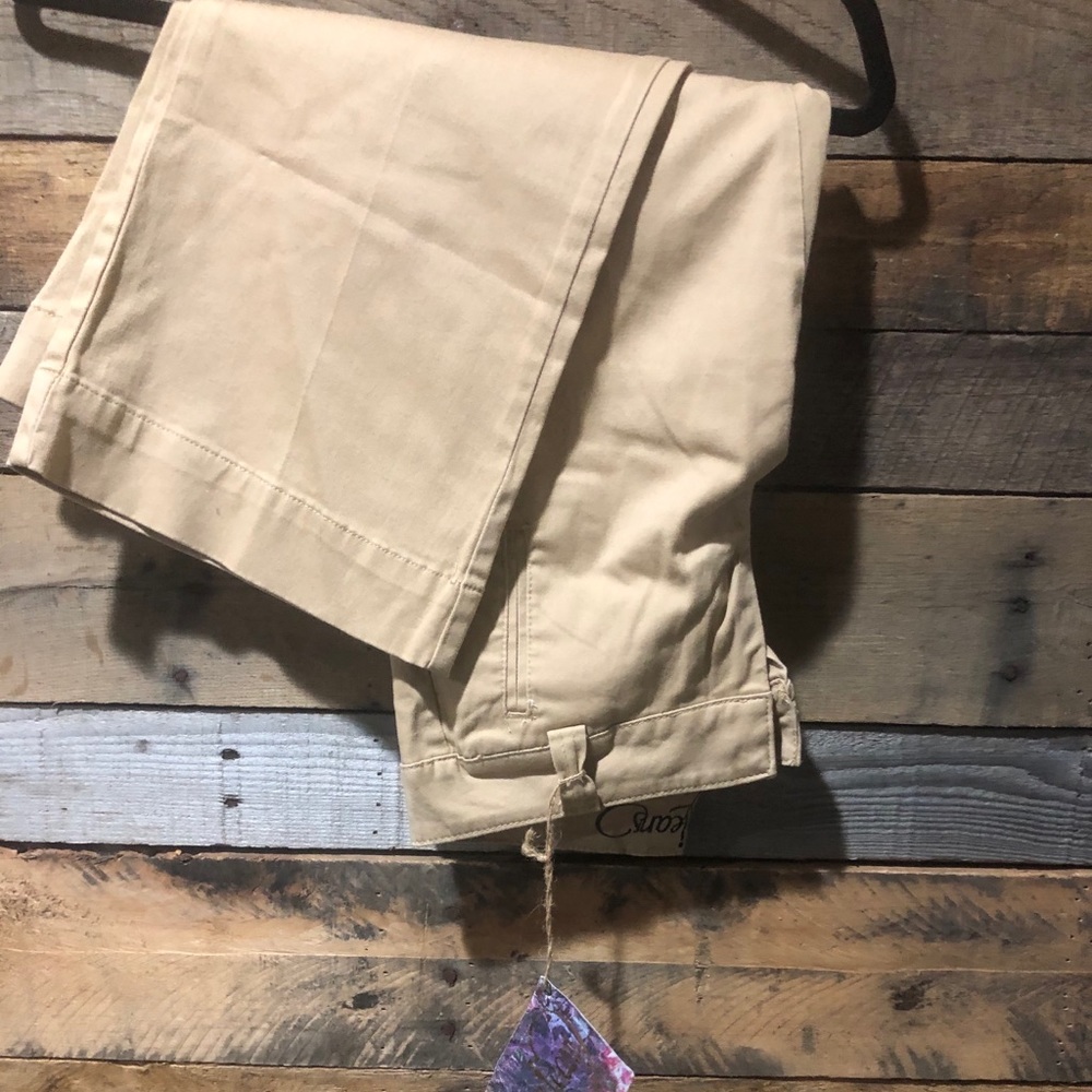 Spoon Jeans (size-1) wide leg khakis (NWT)
